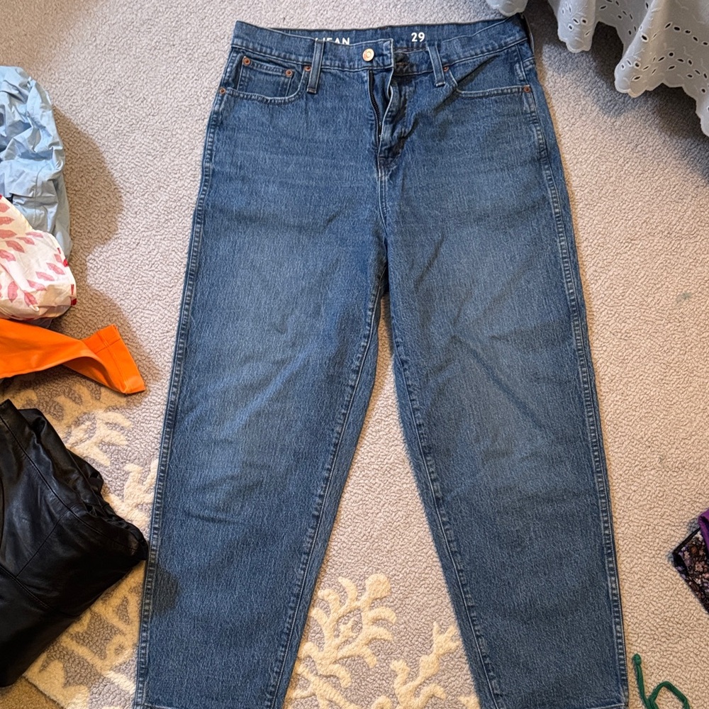 J. Crew Blue Straight Leg Jeans